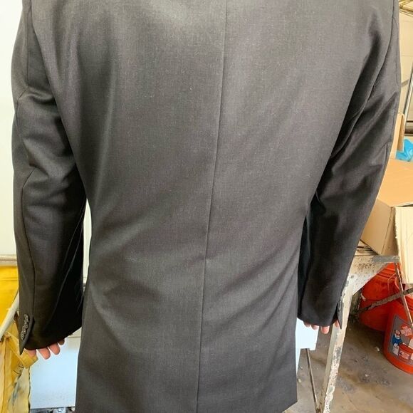 Calvin Klein blazer charcoal grey size 44l - Picture 3 of 7